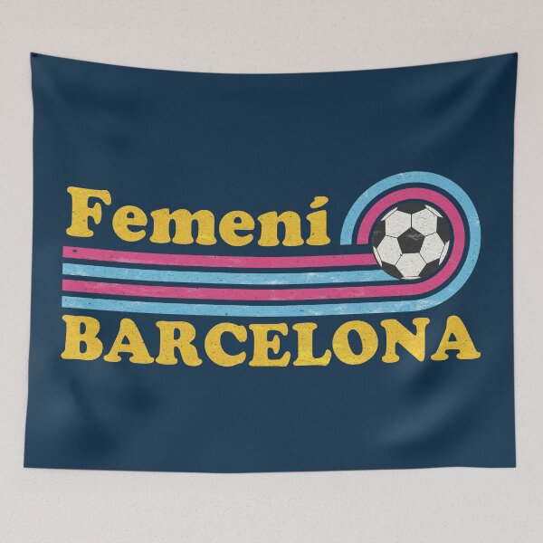 Item preview, Barcelona Femeni - Retro Style Horizontal (WOSO) designed and sold by Numero14.