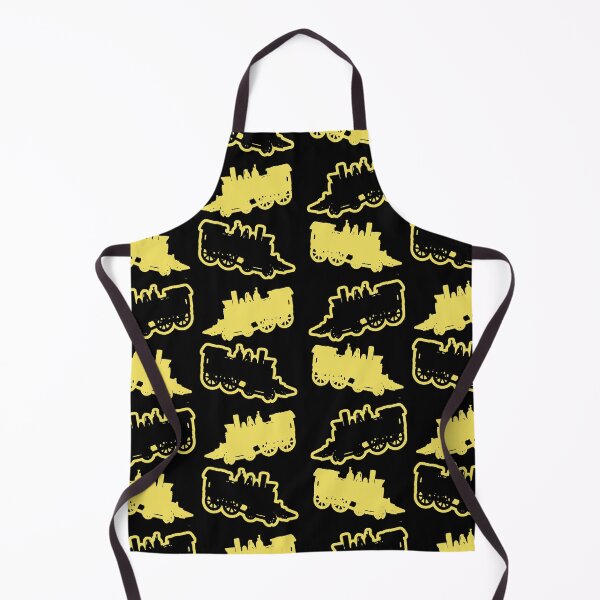 Item preview, Locomotive Train Cab Pattern -Yellow, Black designed and sold by Chubuter.