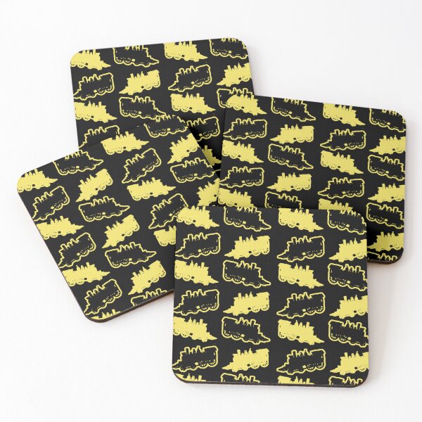 Item preview, Locomotive Train Cab Pattern -Yellow, Black designed and sold by Chubuter.