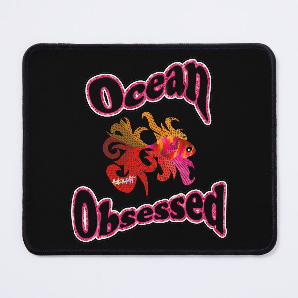 Item preview, Pink Sunset Ocean Obsessed by Heather Nafe Art designed and sold by HeatherNafeArt.