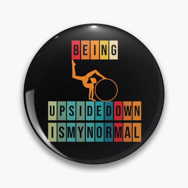 Item preview, Being Upside Down Is My Normal Funny Colorful Vintage Artistic Gymnastic Gift For Gymnastic Lovers designed and sold by pedrored369.