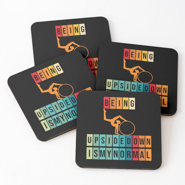 Item preview, Being Upside Down Is My Normal Funny Colorful Vintage Artistic Gymnastic Gift For Gymnastic Lovers designed and sold by pedrored369.
