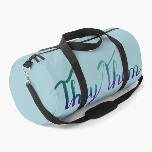 Item preview, They/them in hand lettered gradient designed and sold by Melindrea.