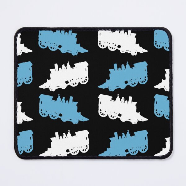 Item preview, Locomotive Train Cab Pattern - Blue, White designed and sold by Chubuter.