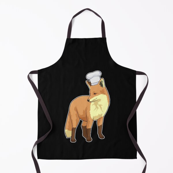Item preview, Fox as Cook with Chef hat designed and sold by Snabdesign84.