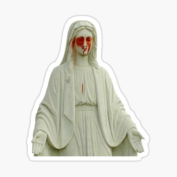 "bleeding statue" Sticker by heartbreakings Redbubble
