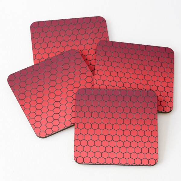 Item preview, Hexagon Pattern Smooth Red Gradient designed and sold by Yellow-Eyes.