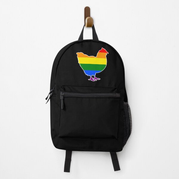 Item preview, Chicken - Pride Flag Black designed and sold by Puddmuppy.