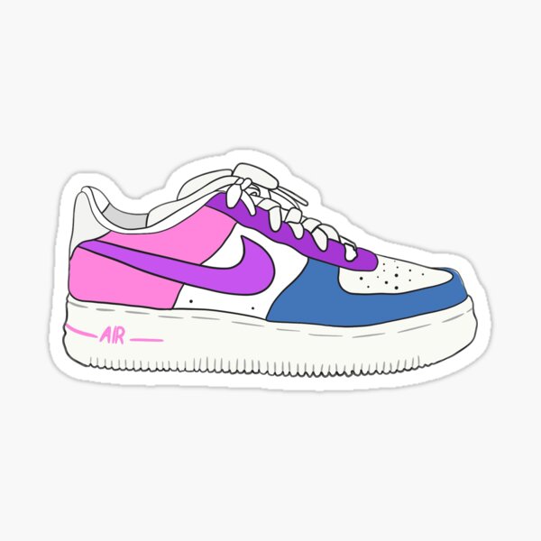 Nike Air Force 1 Sage Low Purple Green Blue White Custom Painted Shoes NWT  