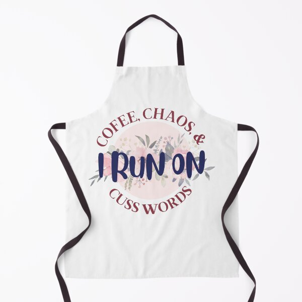 Item preview, I Run on Coffee, Chaos, and Cuss Words Funny Saying for Coffee Lovers designed and sold by MiaDelelai.