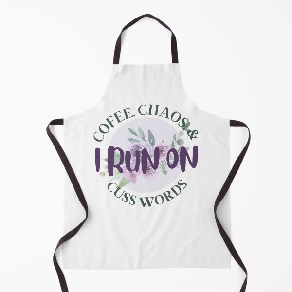 Item preview, Funny I Run on Coffee, Chaos, and Cuss Words Funny Saying for Coffee Lovers designed and sold by MiaDelelai.