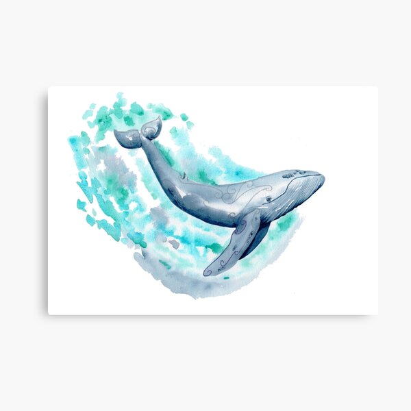 Humpback- Tane Moana Canvas Print