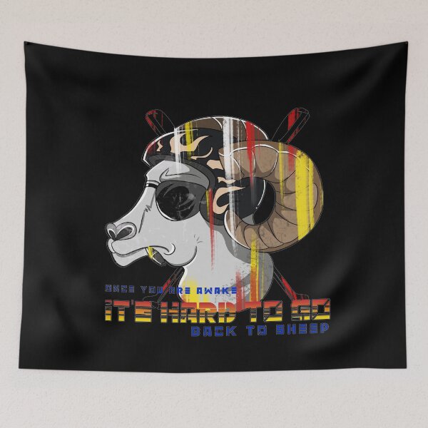 Item preview, Back to Sheeple designed and sold by BlackSheepEllis.