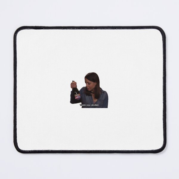 Item preview, April Ludgate "Thank You, Alcohol" sticker designed and sold by mlarmon.