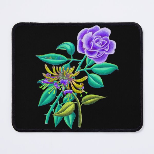 Item preview, Violet Rose and Honeysuckle June Birth Month designed and sold by HeatherNafeArt.