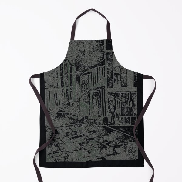 Item preview, Black Estamp Etching Graphics Urban Road Architecture designed and sold by Ankerd.
