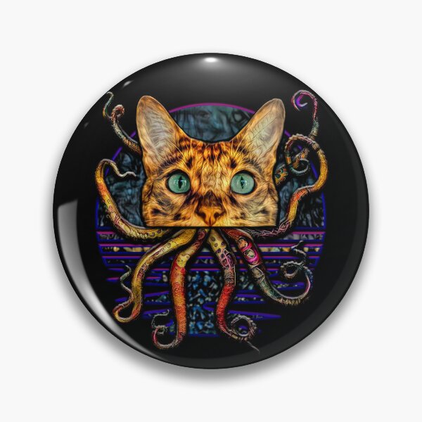 Item preview, Tentacle Cat | Cathulhu | Horror Kitty | Weird Kitty | TM11 designed and sold by triciakitty.
