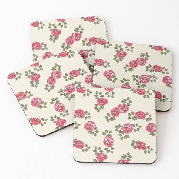 Item preview, Red Watercolor Roses (Cream) designed and sold by HildegunStudio.