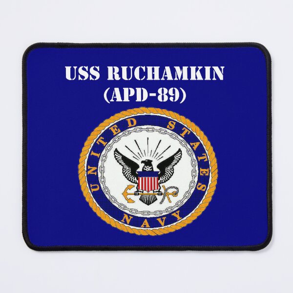 Item preview, USS RUCHAMKIN (APD-89) STORE designed and sold by militarygifts.