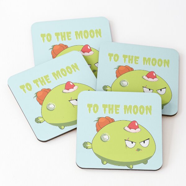 Item preview, To The Moon Axie Infinity SLP AXS CryptoCurrency Gift Crypto Gaming Metamask  designed and sold by Talia  Jones.