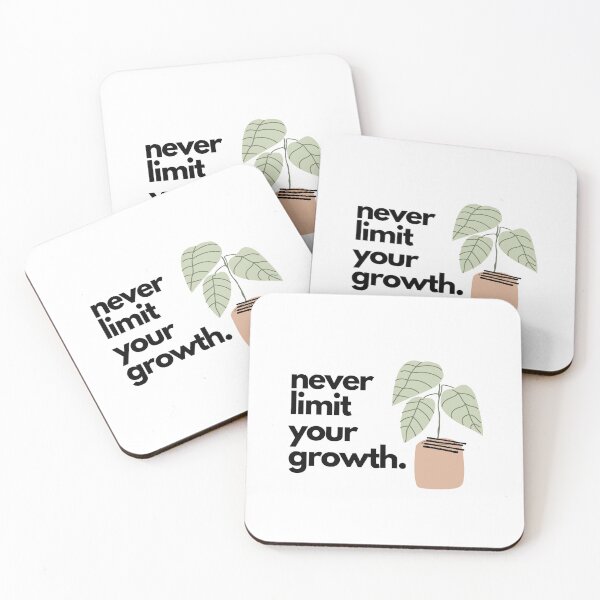 Item preview, never limit your growth. designed and sold by Genevieve Fontana.