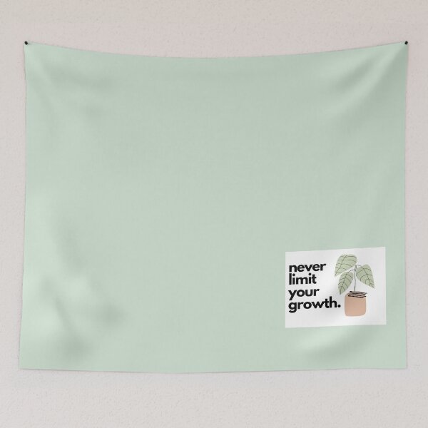Item preview, never limit your growth. designed and sold by Genevieve Fontana.