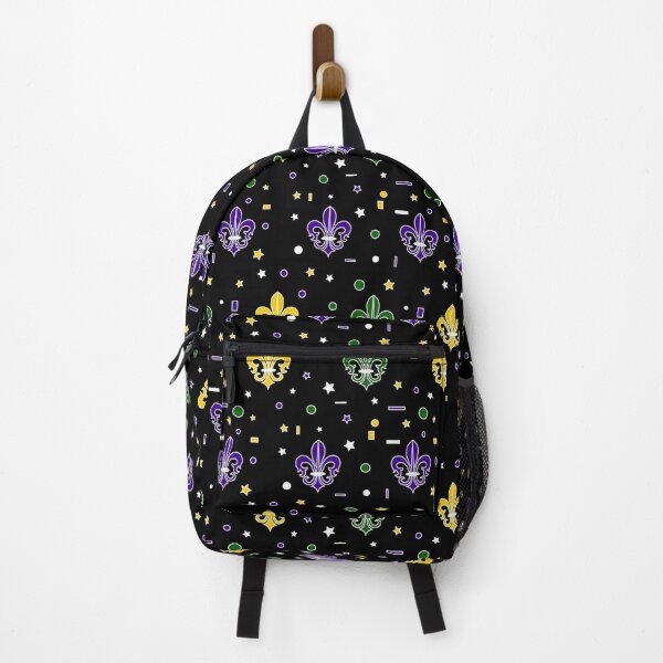 Item preview, Mardi Gras Fleur, Stars, Circles and Lines designed and sold by OverbeeDesigns.