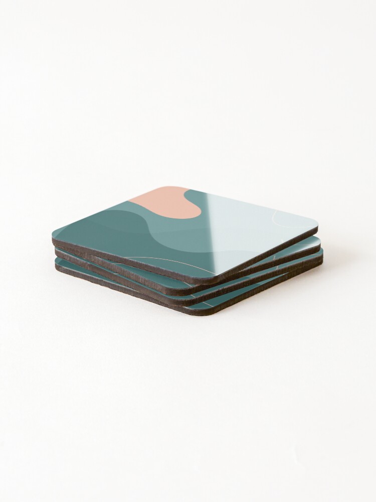 Thumbnail 4 of 5, Coasters (Set of 4), Abstract waves designed and sold by AlexGolyakov.