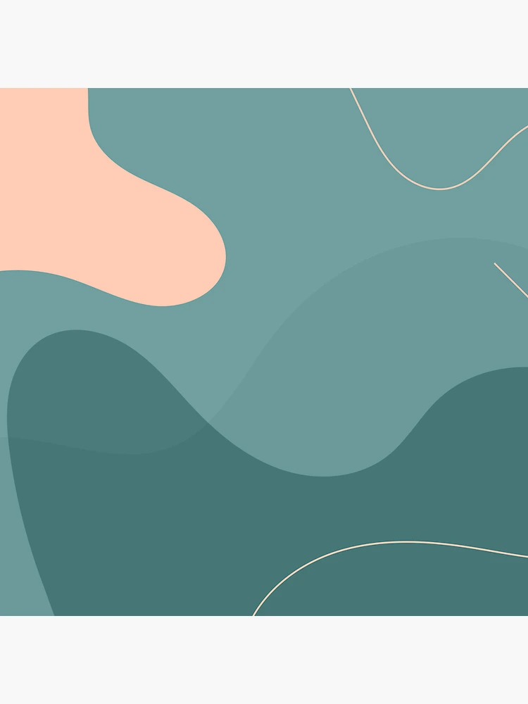 Thumbnail 4 of 4, Clock, Abstract waves designed and sold by AlexGolyakov.