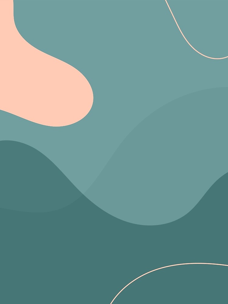 Thumbnail 3 of 3, Scarf, Abstract waves designed and sold by AlexGolyakov.