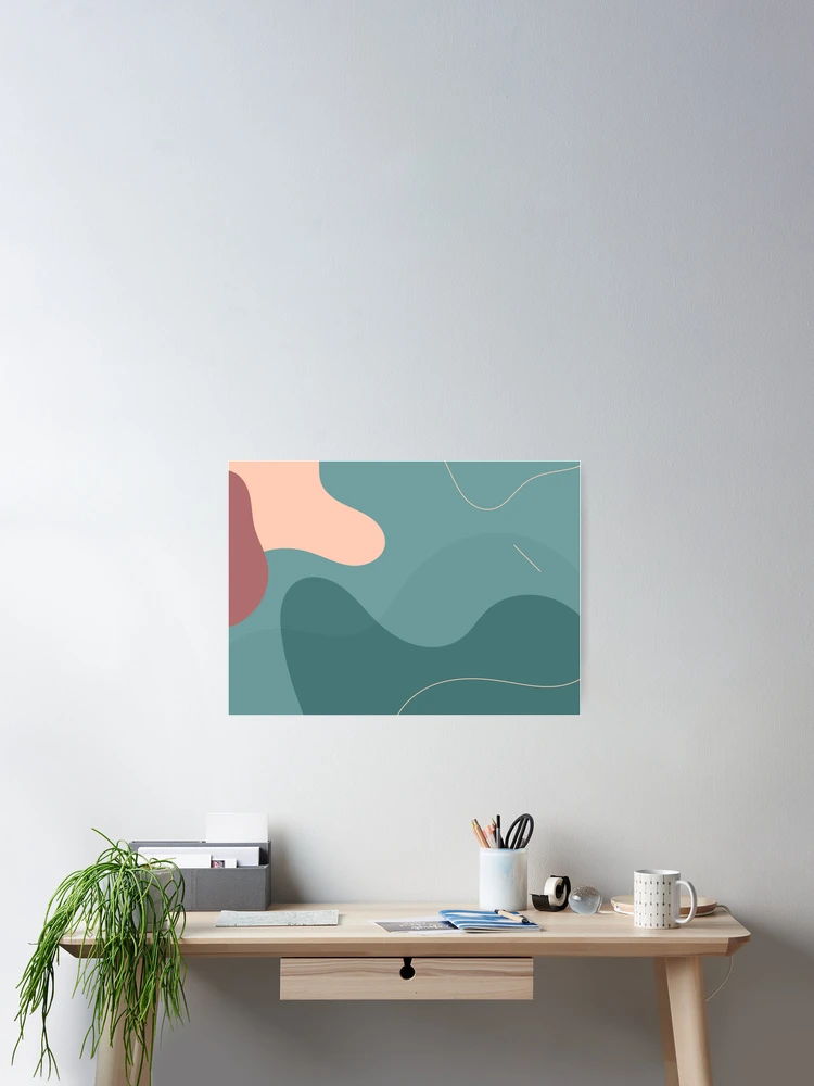 Thumbnail 2 of 3, Poster, Abstract waves designed and sold by AlexGolyakov.