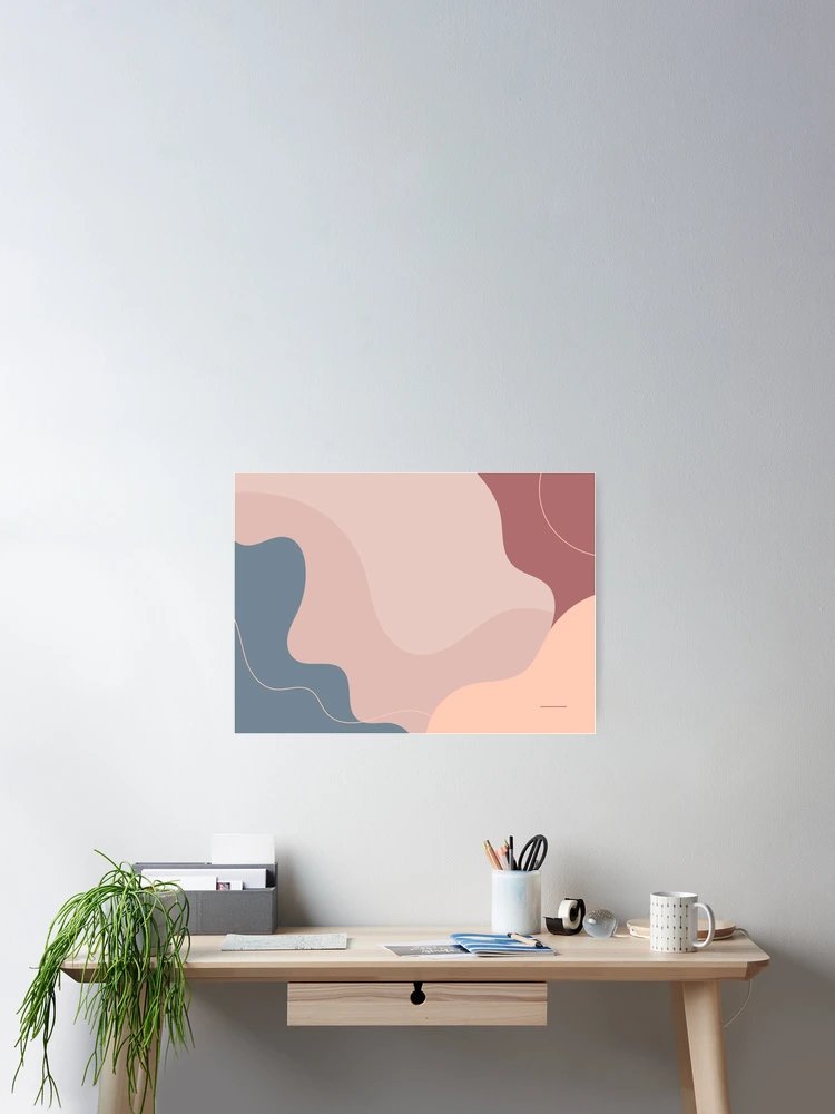 Thumbnail 2 of 3, Poster, Abstract waves pattern designed and sold by AlexGolyakov.