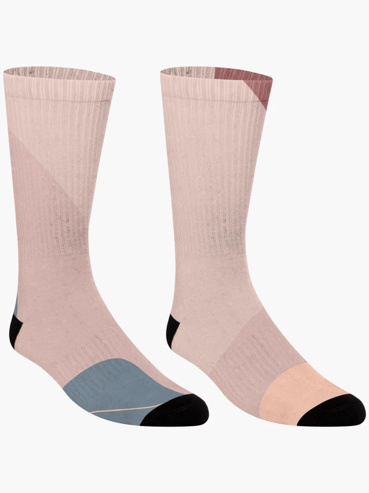 Thumbnail 3 of 5, Socks, Abstract waves pattern designed and sold by AlexGolyakov.