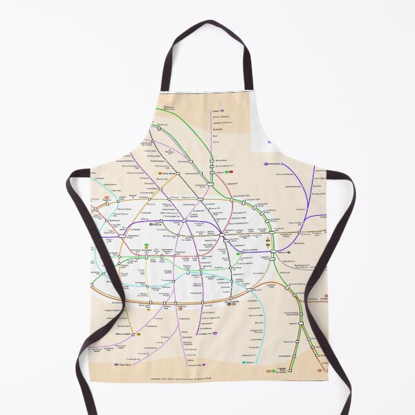 Item preview, Berlin subway map designed and sold by SubwayMapper.