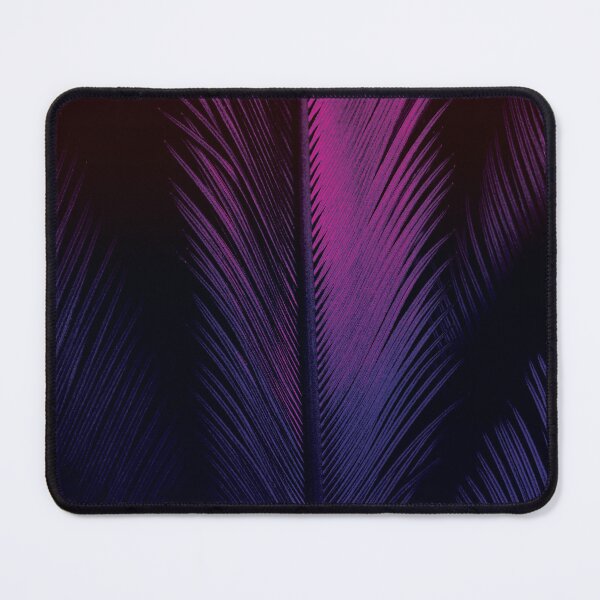 Item preview, Black background with colored feathers decoration in soft and blur style designed and sold by NawalMagdy.