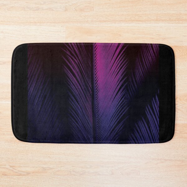 Item preview, Black background with colored feathers decoration in soft and blur style designed and sold by NawalMagdy.