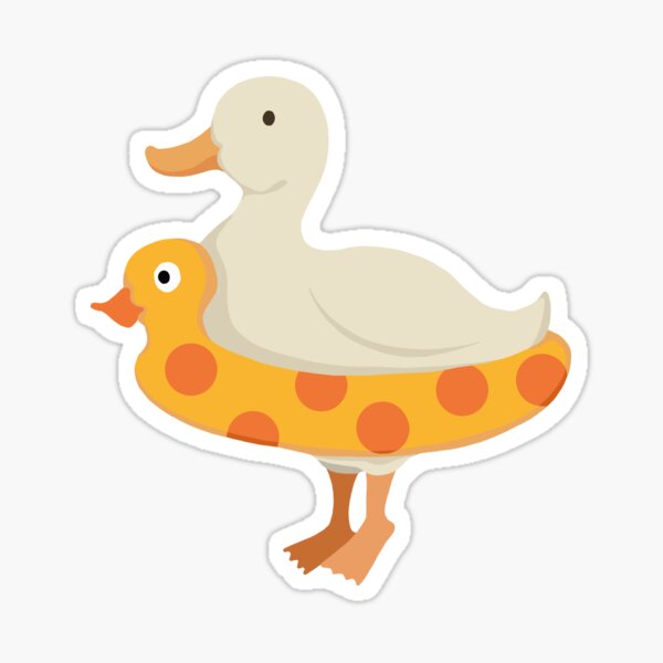 Item preview, The duck is swimming designed and sold by Varvaliandas.