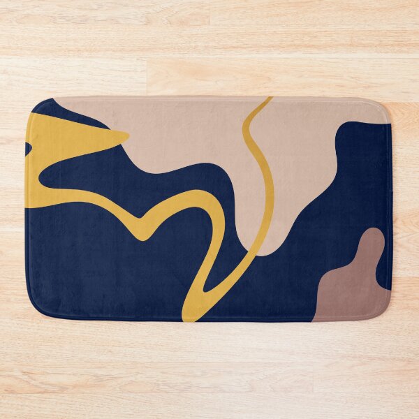 Item preview, Blue and gold waves designed and sold by AlexGolyakov.