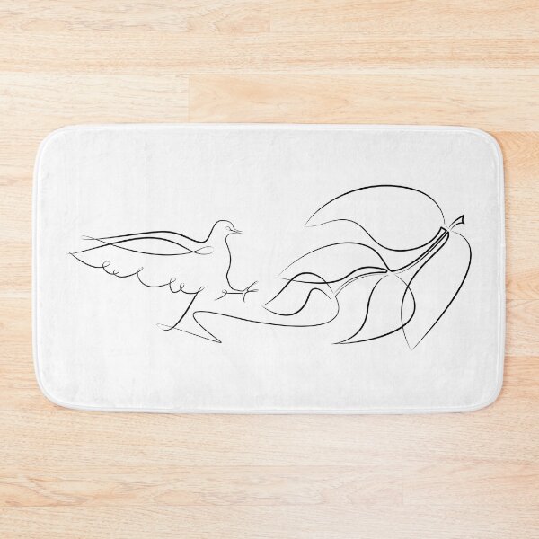 Item preview, Dove drawing in One Line Art designed and sold by evk-art.