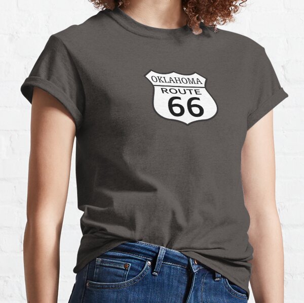 Tank Top - Cotton Black Ride Route 66 Women - Liberty Wear Size XL