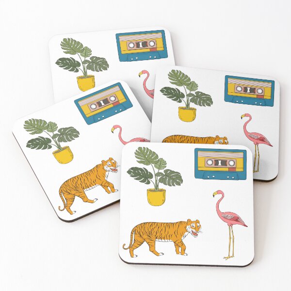 Item preview, Cool Retro Animal, Plant and Cassette Tap Pack designed and sold by SidhuKeet1.