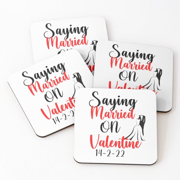 Item preview, Married on valentine's Day designed and sold by beautifulworld9.