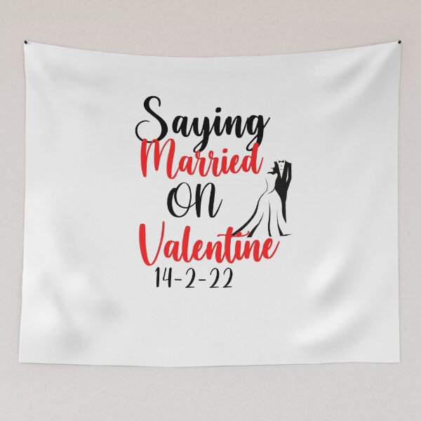 Item preview, Married on valentine's Day designed and sold by beautifulworld9.