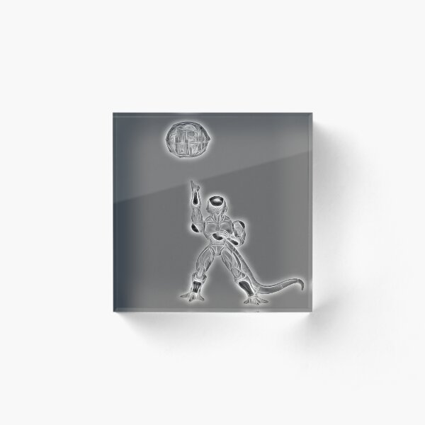 Black and White Freeza Acrylic Block