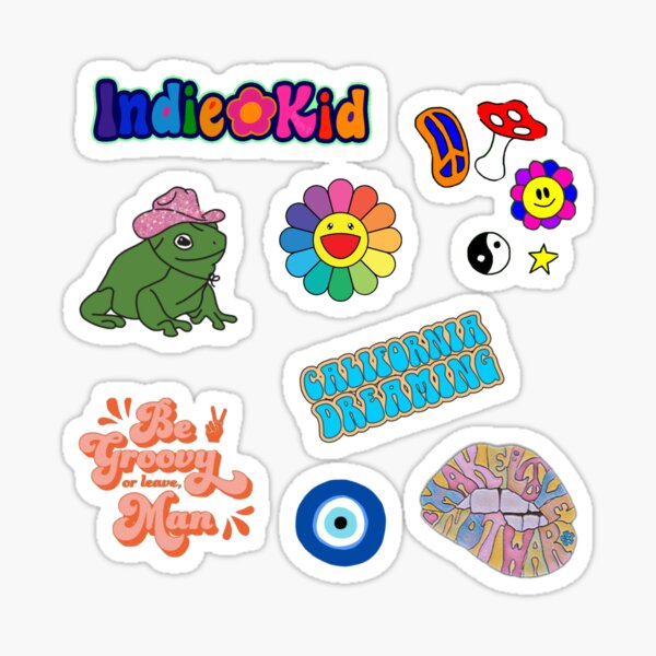 "indie sticker pack" Sticker by 0xonlythebravex | Redbubble