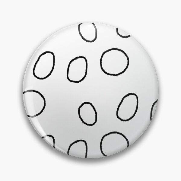 Item preview, Polka Dot Grunge pattern Brush Strokes Circle and rounded Form Black outline Hand drawn isolated on white background Hand drawn abstract ink stock illustration designed and sold by DotLinePlane.