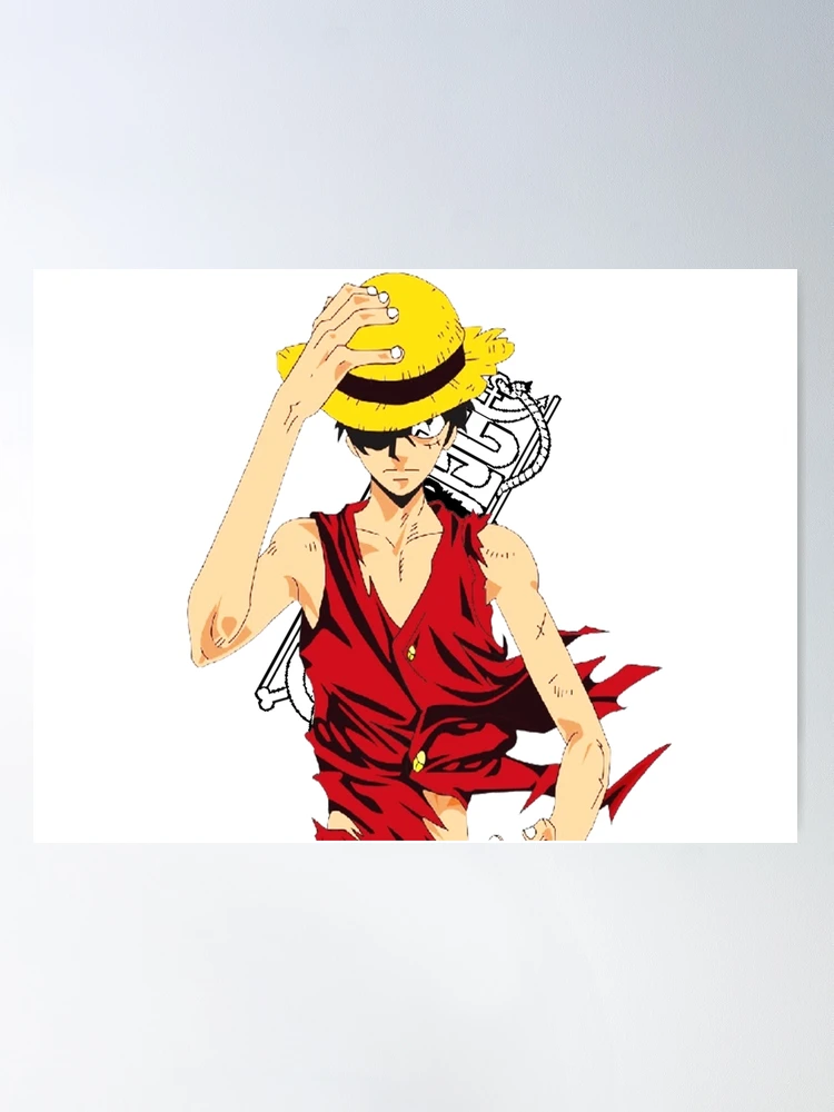 One Piece Monkey D. Luffy, Vector Anime - Manga - Posters and Art Prints