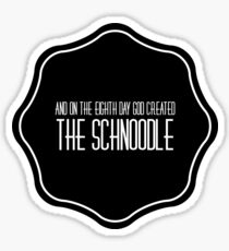 The Schnoodle Sticker