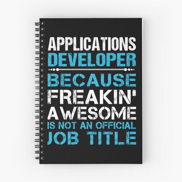Item preview, Applications Developer T Shirt - Freaking Awesome Job Gift Item Tee designed and sold by oetate4774.