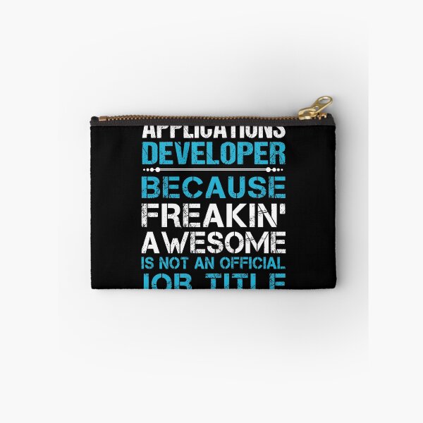 Item preview, Applications Developer T Shirt - Freaking Awesome Job Gift Item Tee designed and sold by oetate4774.